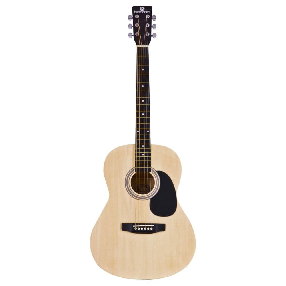 Harmonics GS11-NT Acoustic Guitar Steel String 39 Inch for Beginners, Adults , Natural