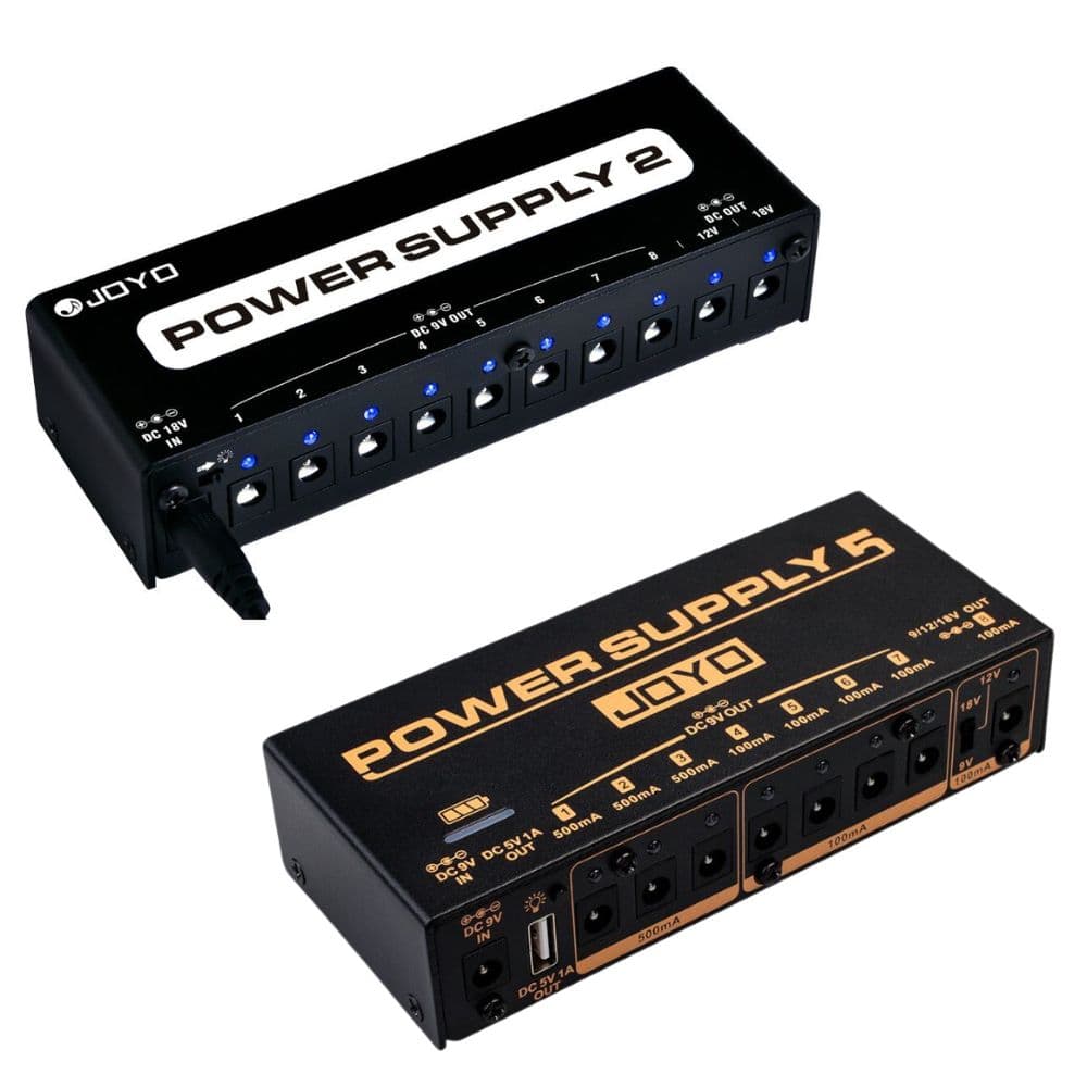 JOYO Guitar Effect Pedal Power Supply with Short-Circuit Overload Protection, LED Indicators
