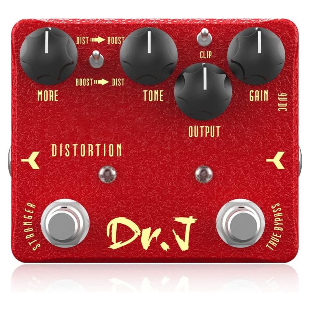 JOYO Dr. J Series Guitar Effect Pedal Overdrive, Distortion for Acoustic, Electric, Bass Guitar