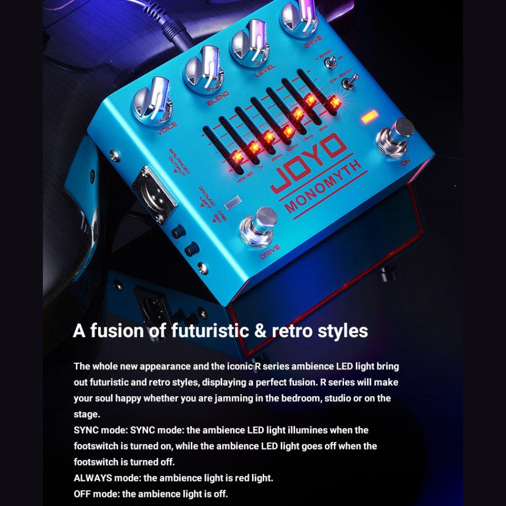 JOYO Guitar Pedal Effects R Series for Electric Bass Guitar