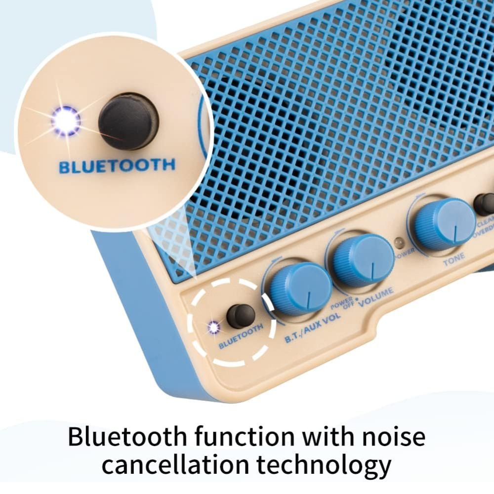 JOYO Combo Guitar Amplifier Bluetooth 5W Recharging Small Mini Practice Headphone Guitar Amp with Clean and Overdrive Channels