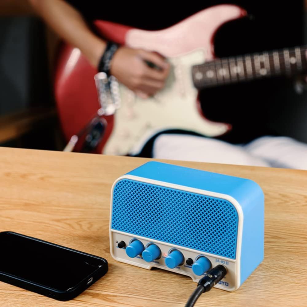 JOYO Combo Guitar Amplifier Bluetooth 5W Recharging Small Mini Practice Headphone Guitar Amp with Clean and Overdrive Channels