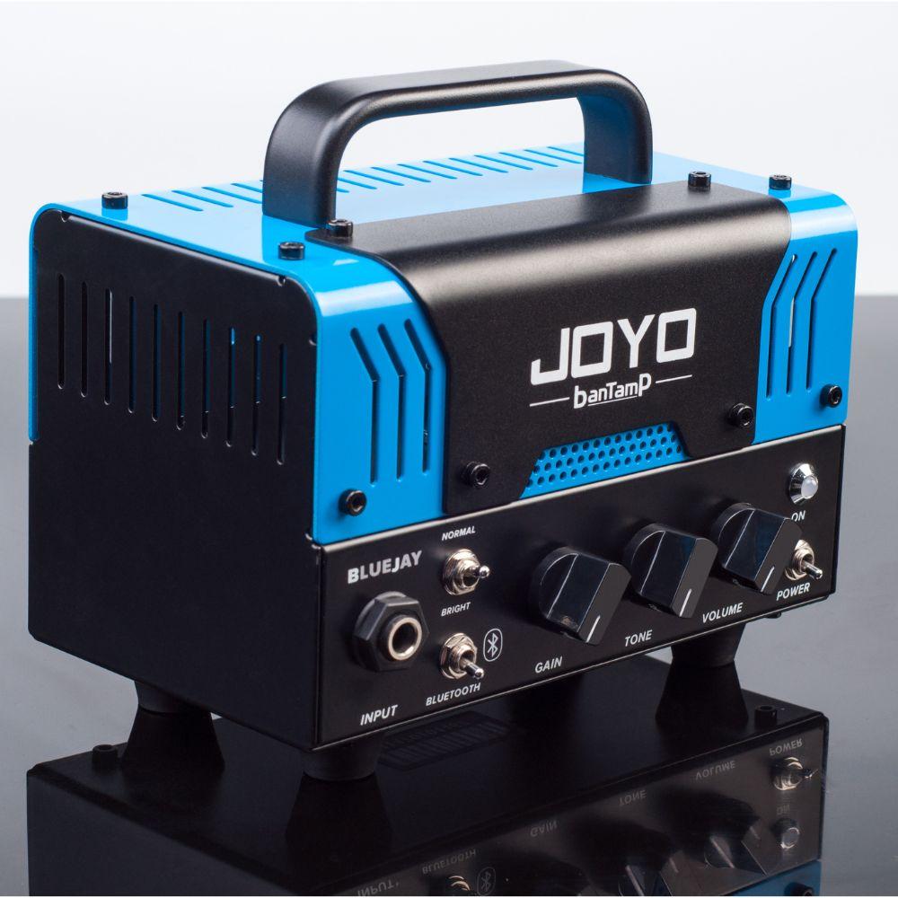 Joyo Bluejay BanTamp Series Mini Guitar Amp Head 20 Watt Preamp, 2 Channel Hybrid Tube Guitar Amplifier with Bluetooth