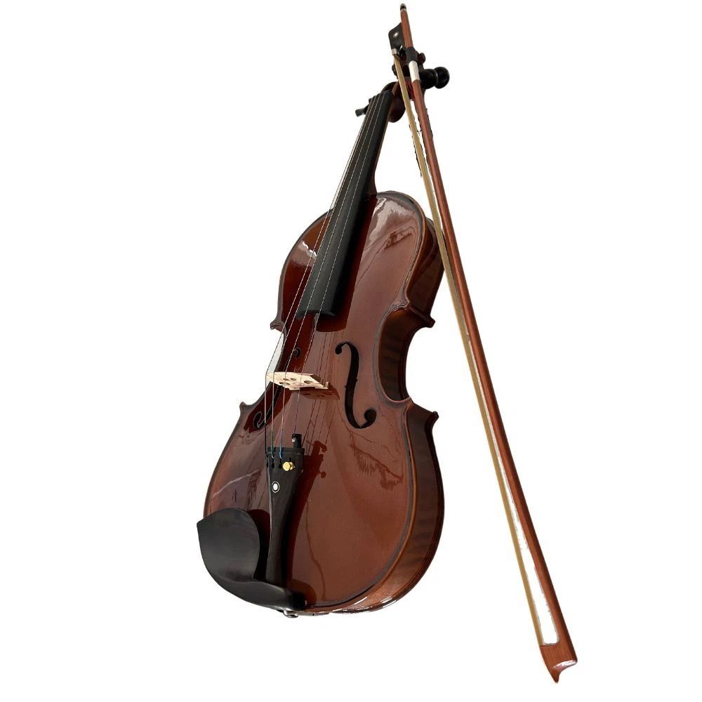 Maro Music Ebony Viola, Classic Viola for Intermediate and Advanced Students Adult, with Case, Viola Bow, Rosin, 15 Inches